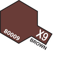 TAMIYA X-9 Brown Enamel Paint Gloss 10ml - 75-T80009