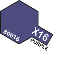 TAMIYA X-16 Purple Enamel Paint Gloss 10ml - 75-T80016