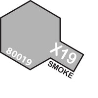 TAMIYA X-19 Smoke Enamel Paint Gloss 10ml - 75-T80019