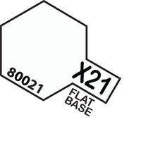 TAMIYA X-21 Flat Base Enamel Paint Gloss 10ml - 75-T80021