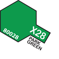 TAMIYA X-28 Park Green Enamel Paint Gloss 10ml - 75-T80028