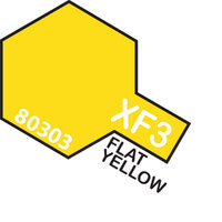 TAMIYA XF-3 FLAT YELLOW Enamel Paint Flat 10ml - 75-T80303