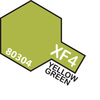 TAMIYA XF-4 YELLOW GREEN Enamel Paint Flat 10ml - 75-T80304