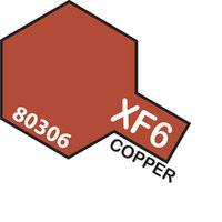 TAMIYA XF-6 COPPER Enamel Paint Flat 10ml - 75-T80306