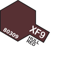 TAMIYA XF-9 HULL RED Enamel Paint Flat 10ml - 75-T80309