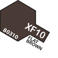 TAMIYA XF-10 FLAT BROWN Enamel Paint Flat 10ml - 75-T80310