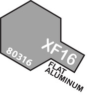 TAMIYA XF-16 FLAT ALUMINUM Enamel Paint Flat 10ml -75-T80316