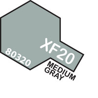 TAMIYA XF-20 MEDIUM GREY Enamel Paint Flat 10ml -75-T80320