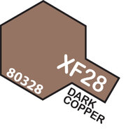 TAMIYA XF-28 DARK COPPER Enamel Paint Flat 10ml -75-T80328