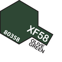 TAMIYA XF-58 Olive Green Enamel Paint Flat 10ml -75-T80358