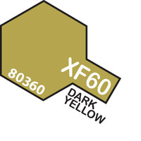 TAMIYA XF-60 DARK YELLOW Enamel Paint Flat 10ml -75-T80360