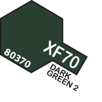 TAMIYA XF-70 DARK GREEN 2 (IJN) Enamel Paint Flat 10ml -75-T80370