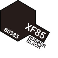 TAMIYA XF-85 RUBBER BLACK Enamel Paint Flat 10ml -75-T80385