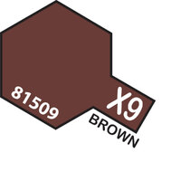 TAMIYA Mini X-9 Brown Acrylic Gloss Paint 10ml - 75-T81509