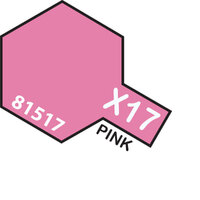 TAMIYA Mini X-17 Pink Acrylic Gloss Paint 10ml - 75-T81517