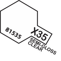 TAMIYA Mini X-35 Semi Gloss Clear Acrylic Gloss 10Ml - 75-T81535