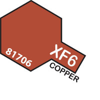 TAMIYA Mini XF-6 Copper Acrylic Flat Paint 10ml - 75-T81706