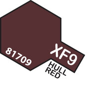 TAMIYA Mini XF-9 Hull Red Acrylic Flat Paint 10ml - 75-T81709