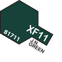 TAMIYA Mini XF-11 J. N. Green Acrylic Flat Paint 10ml - 75-T81711