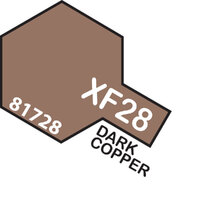 TAMIYA Mini XF-28 Dark Copper Acrylic Flat Paint 10ml - 75-T81728