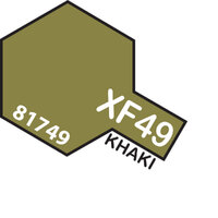 TAMIYA Mini XF-49 Khaki Acrylic Flat Paint 10ml - 75-T81749