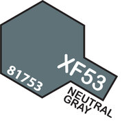 TAMIYA Mini XF-53 Neutral Grey Acrylic Flat Paint 10ml - 75-T81753