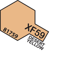 TAMIYA Mini XF-59 Desert Yellow Acrylic Flat Paint 10ml - 75-T81759