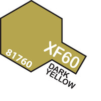 TAMIYA Mini XF-60 Dark Yellow Acrylic Flat Paint 10ml - 75-T81760