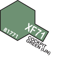 TAMIYA Mini XF-71 Cockp. Green Acrylic Flat Paint 10ml - 75-T81771