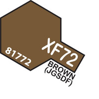 TAMIYA Mini Xf72 Brown/Jgsdf Acrylic Flat Paint 10ml - 75-T81772