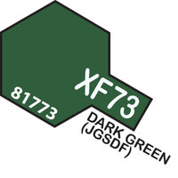 TAMIYA Mini Xf73 D.Green/Jgsdf Acrylic Flat Paint 10ml - 75-T81773