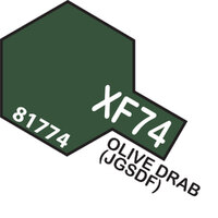 TAMIYA Mini XF-74 Od (Jgsdf) Acrylic Flat Paint 10ml - 75-T81774