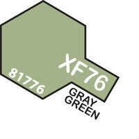 TAMIYA Mini XF-76 Gray Green Ijn Acrylic Flat Paint 10ml - 75-T81776