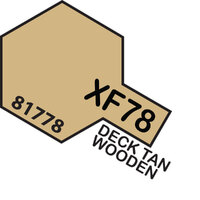 TAMIYA Mini Xf78 Wooden Deck Tan Acrylic Flat Paint 10ml - 75-T81778