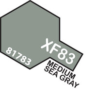 TAMIYA Mini XF-83 Med. Sea Gray 2 Raf Acrylic Flat Paint 10ml - 75-T81783