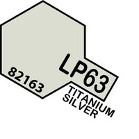 TAMIYA Lp-63 Titanium Silver Lacquer Paint 10ml - 75-T82163