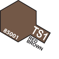 TAMIYA TS-1 Red Brown Spray Paint 100Ml - 75-T85001