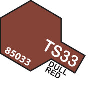 TAMIYA TS-33 Dull Red Spray Paint 100Ml - 75-T85033
