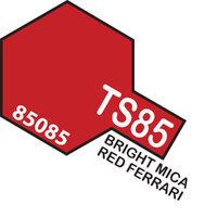 TAMIYA TS-85 Bright Mica Red Spray Paint 100Ml - 75-T85085
