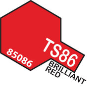 TAMIYA TS-86 Pure Red Spray Paint 100Ml - 75-T85086