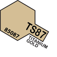 TAMIYA TS-87 Titanium Gold Spray Paint 100Ml - 75-T85087
