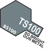 TAMIYA TS-100 Sg Bright Gun Metal Spray Paint 100Ml - 75-T85100