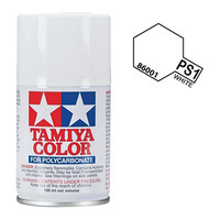 TAMIYA PS-1 Polycarbonate Spray 100Ml WHITE - 75-T86001