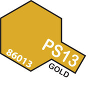 TAMIYA PS-13 Gold Polycarbonate Spray 100Ml - 75-T86013