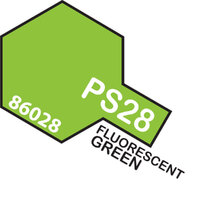 TAMIYA PS-28 Fluorescent Green Polycarbonate Spray 100Ml - 75-T86028