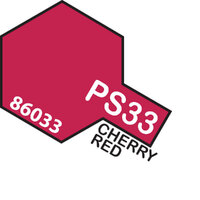 TAMIYA PS-33 Cherry Red Polycarbonate Spray 100Ml - 75-T86033