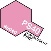 TAMIYA PS-40 Translucent Pink Polycarbonate Spray 100Ml - 75-T86040