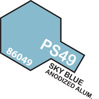 TAMIYA PS-49 Sky Blue Alumite Polycarbonate Spray 100Ml - 75-T86049