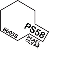 TAMIYA PS-58 Pearl Clear Polycarbonate Spray 100Ml - 75-T86058