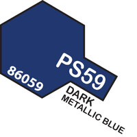 TAMIYA PS-59 Dark Metallic Blue Polycarbonate Spray 100Ml - 75-T86059
